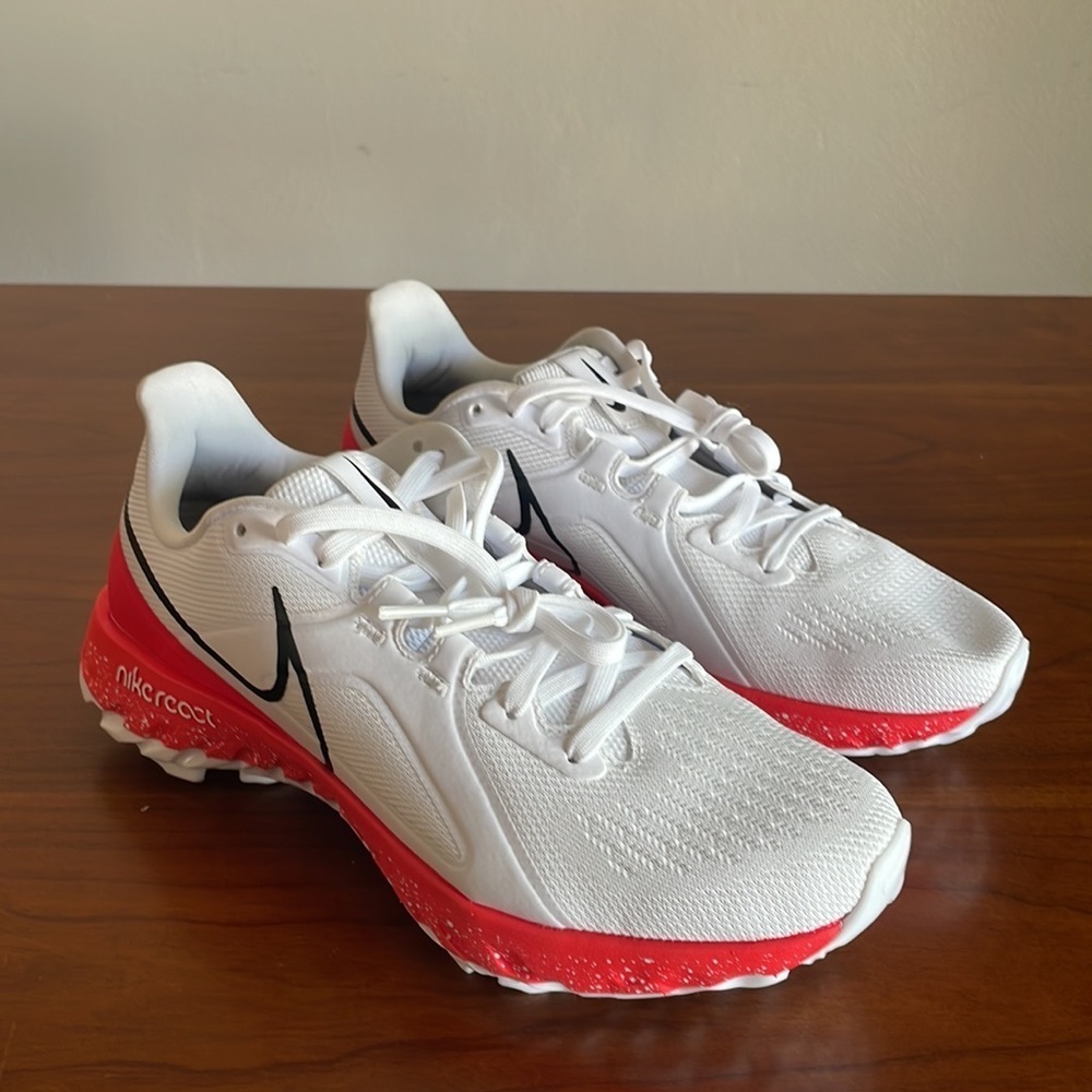 Nike React Infinity Pro Golf Infrared 23 Red/White/Black CT6620-106 Men’s Sz 8.5 - Picture 3 of 6